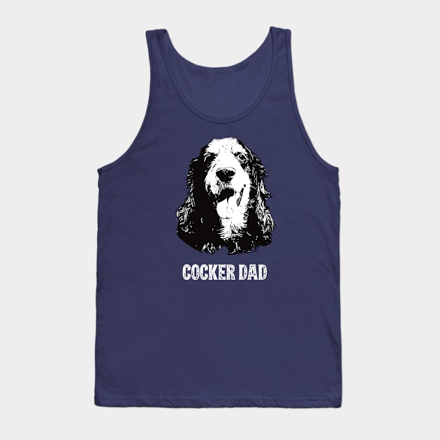 Cocker Spaniel Dad Tank Top by DoggyStyles